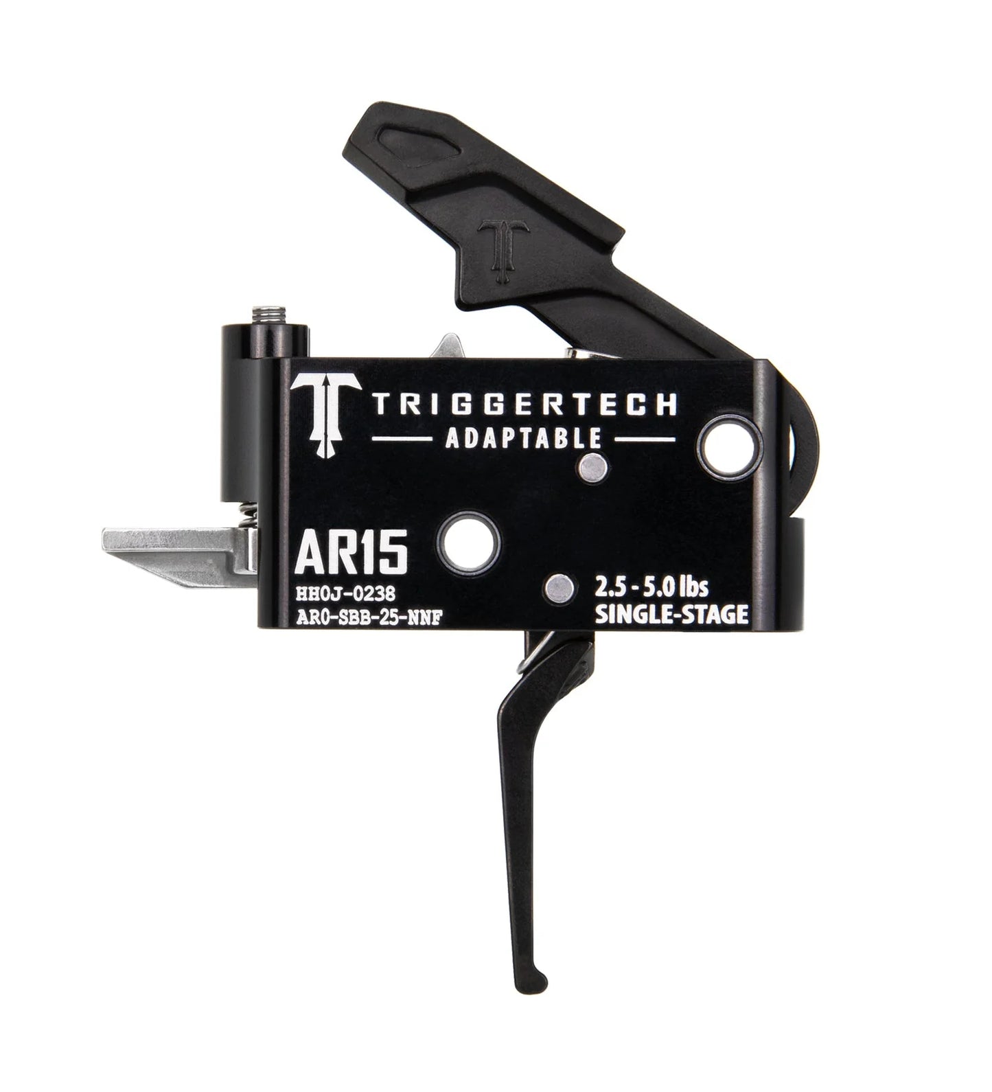 Adaptable AR15 1-Stage Primary Straight Black