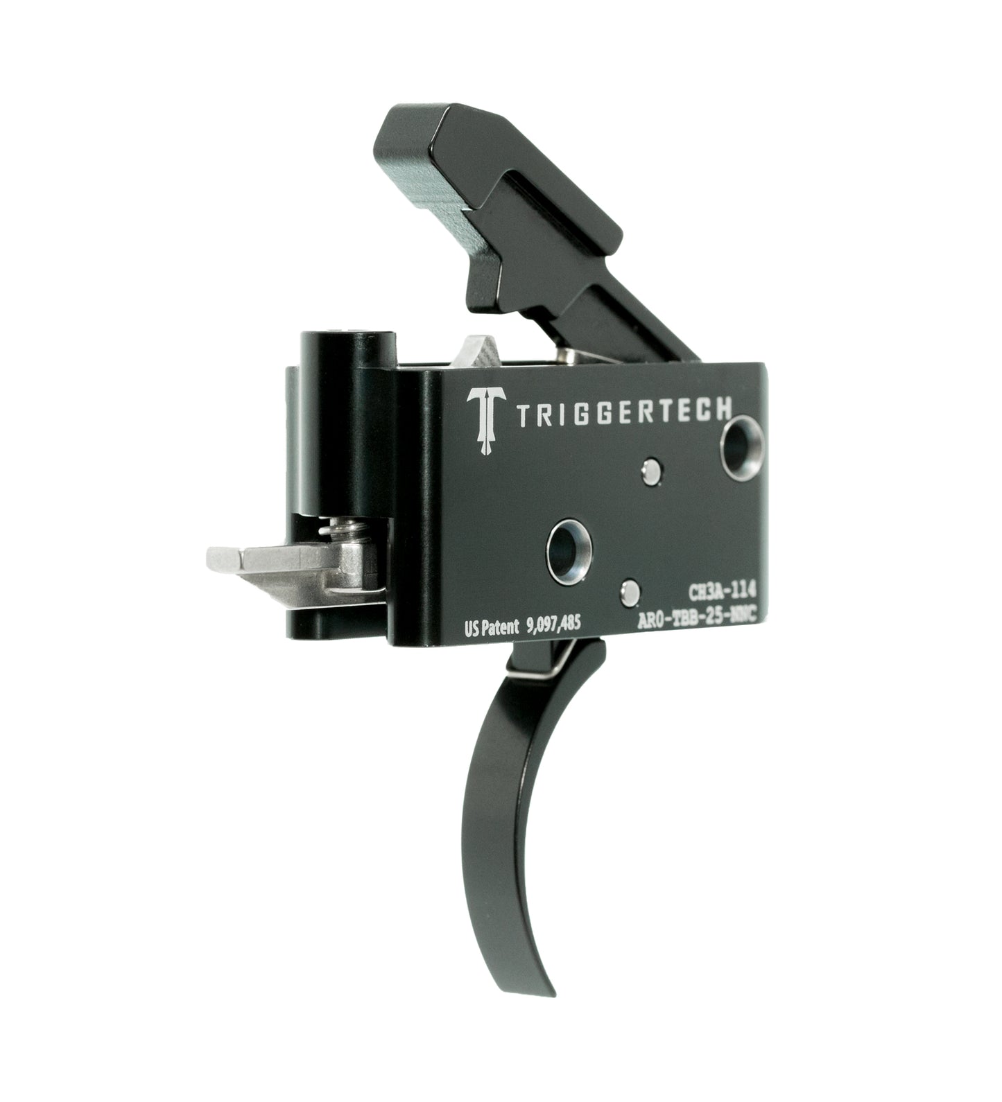 Adaptable AR15 Primary Curved Black