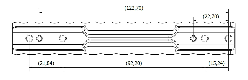 R-7601 Remington 700 SA Scope Base 6MIL