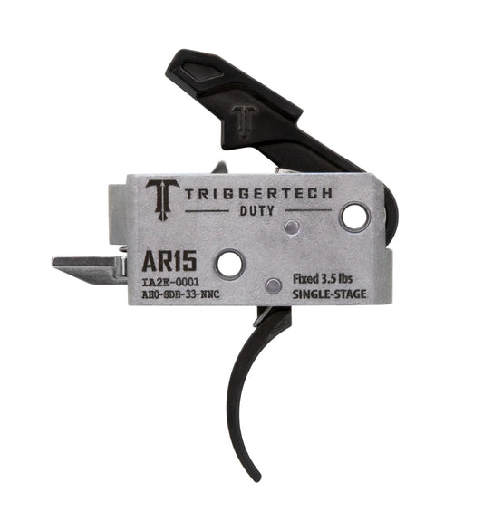 TriggerTech AR15 1-Stage Black Duty Curved
