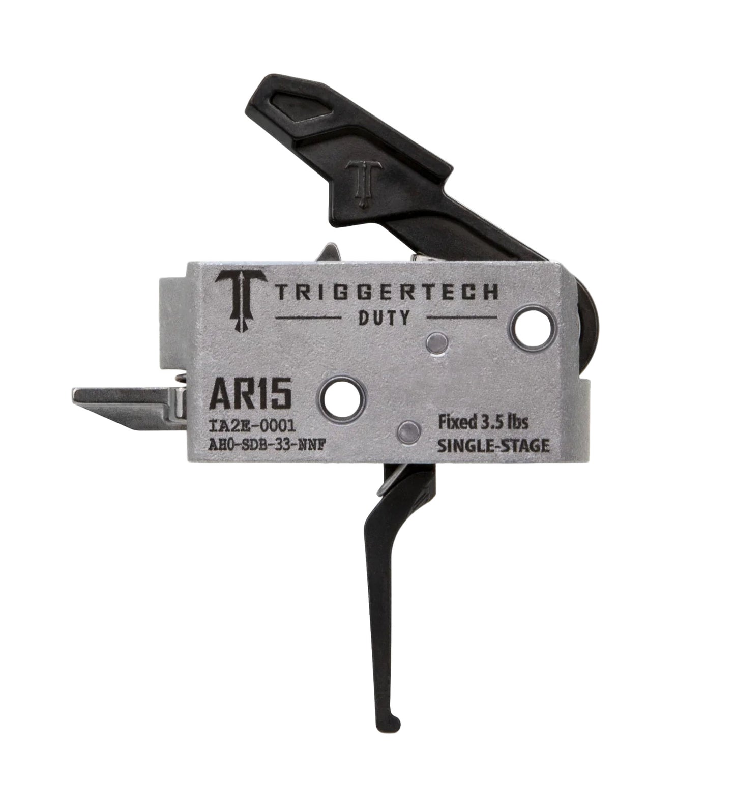 TriggerTech AR15 1-Stage Black Duty Straight