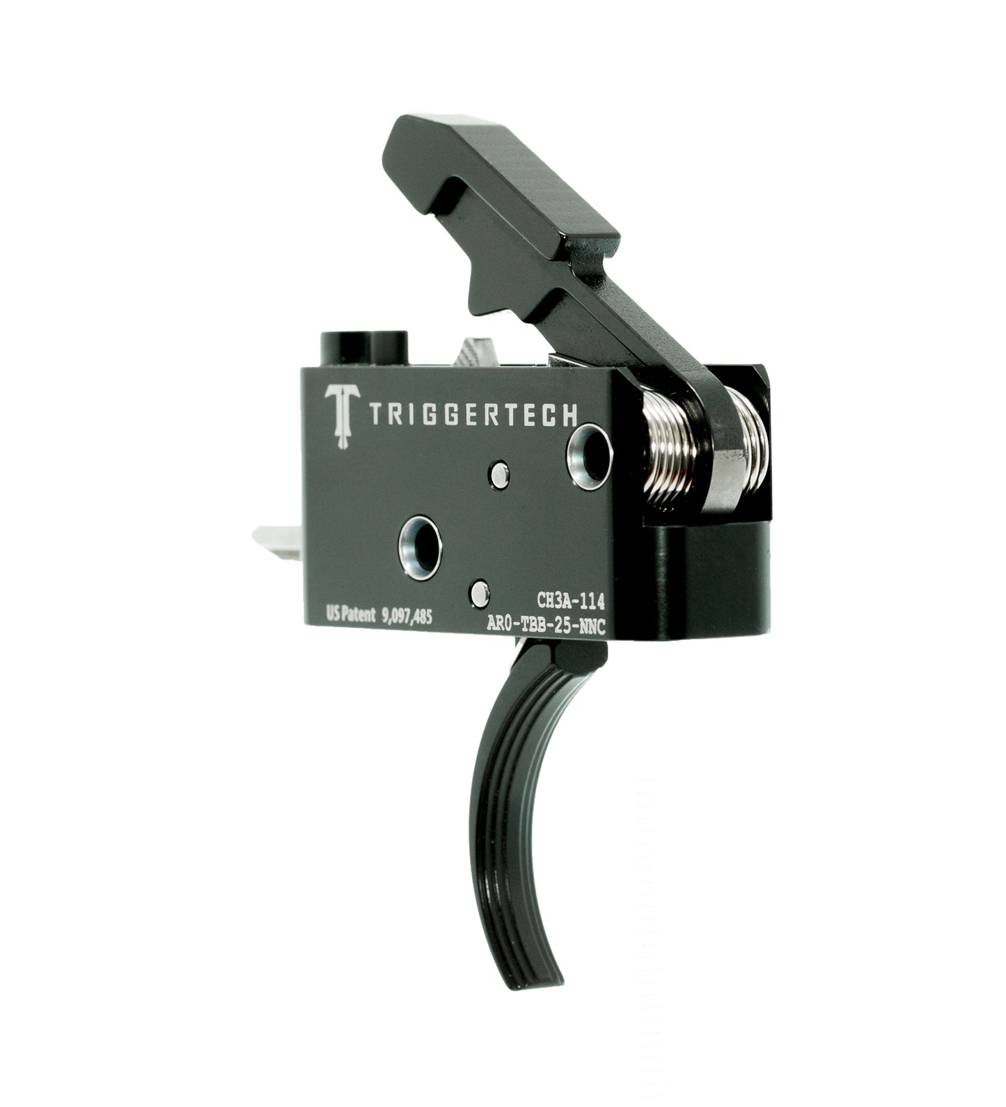 Adaptable AR15 Primary Curved Black