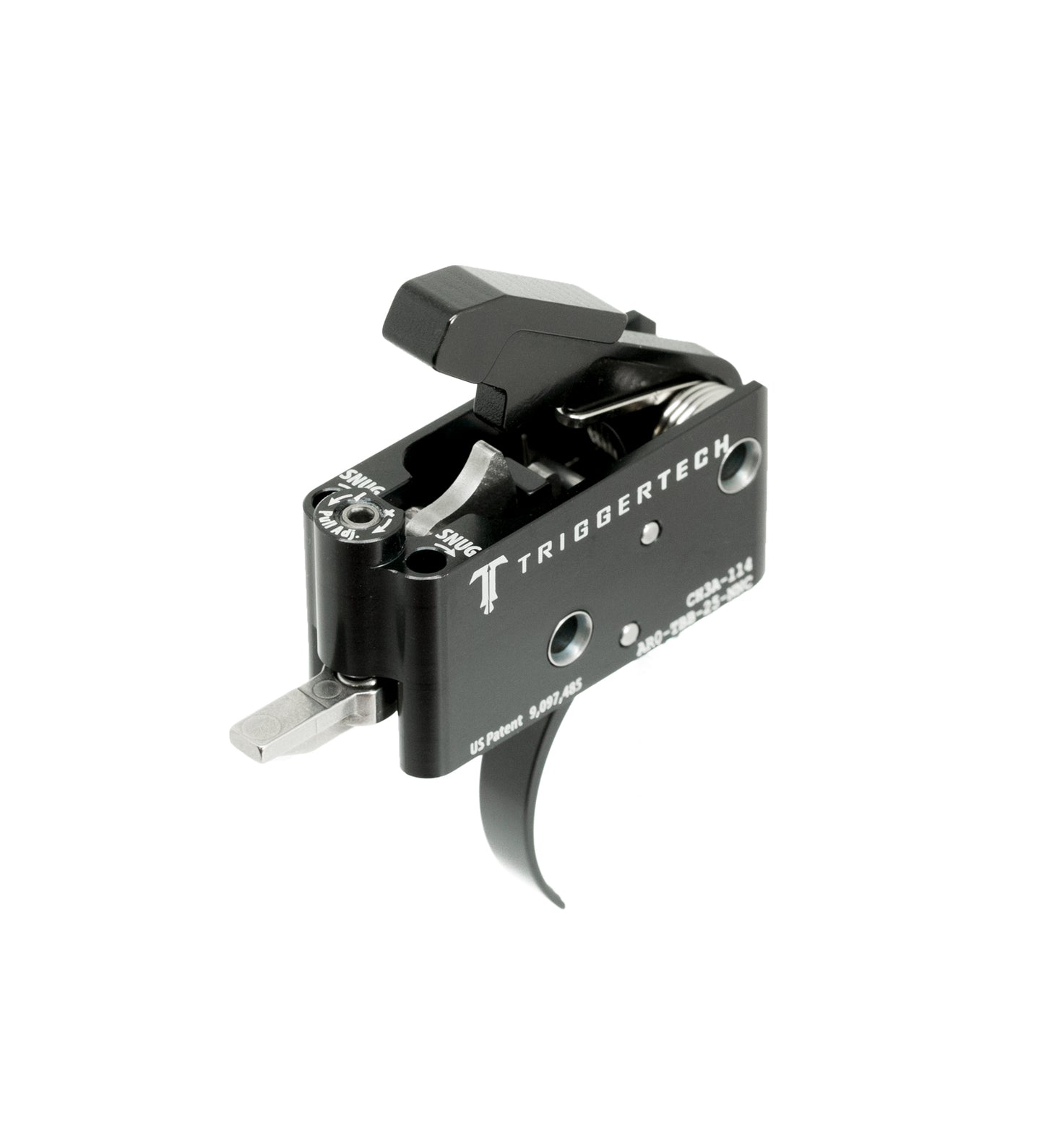 Adaptable AR15 Primary Curved Black