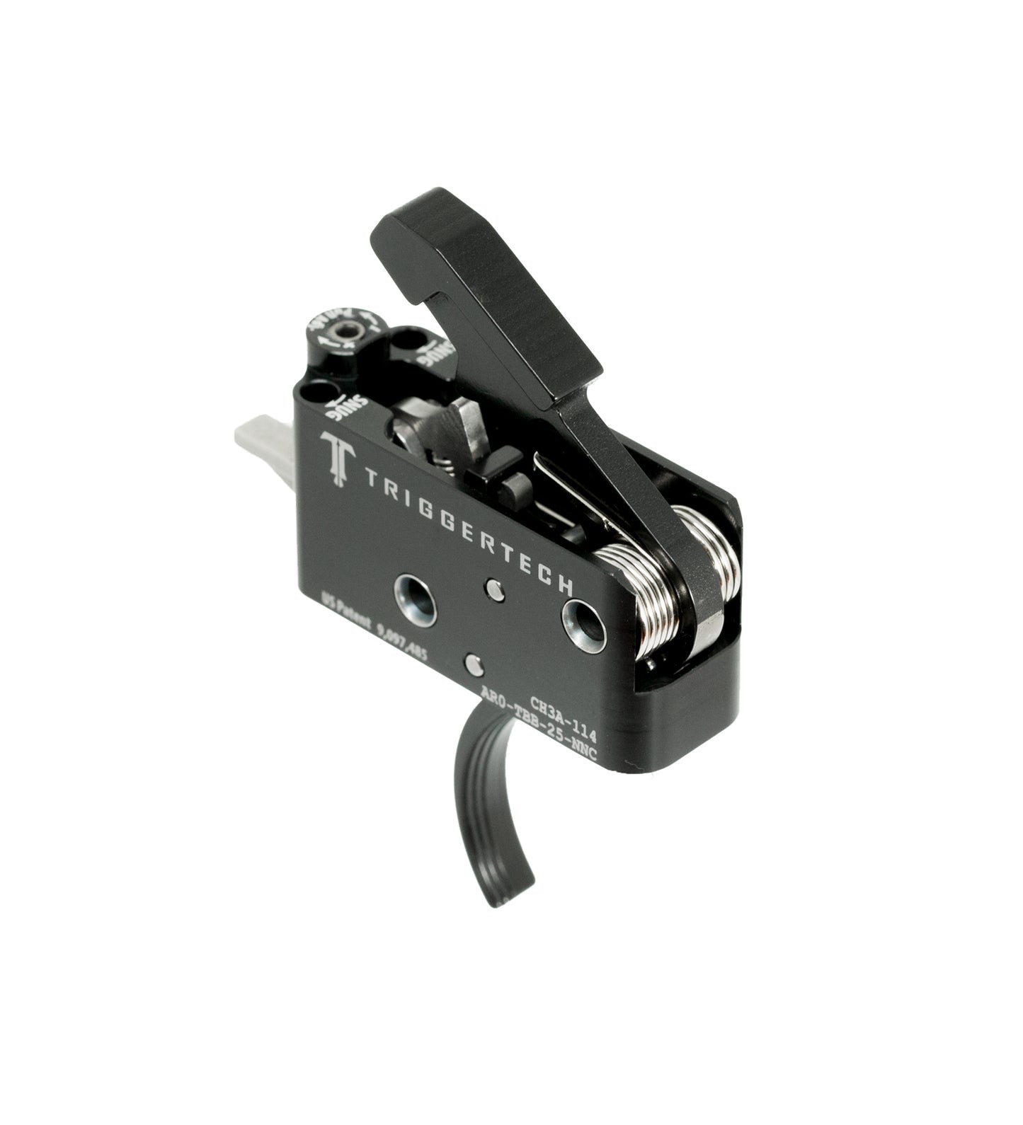Adaptable AR15 Primary Curved Black