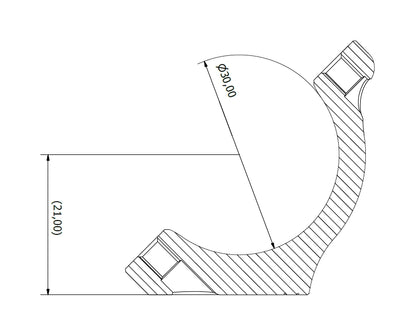 HB30-21D Blaser Interface Rings Ø30 H21/0.83"