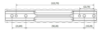 R-7001 Remington 700 SA Scope Base 0MIL