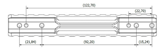 R-7001 Remington 700 SA Scope Base 0MIL