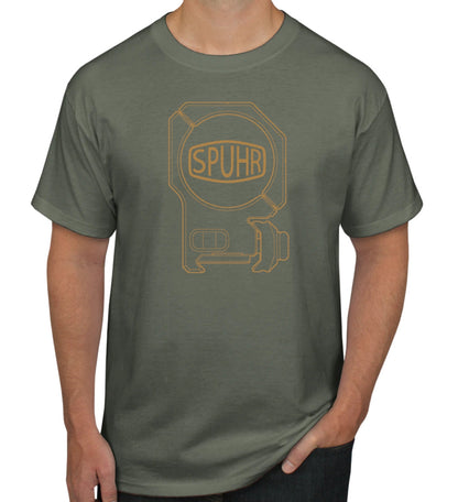 T-Shirt, ISMS, OD/Khaki, Male, Small
