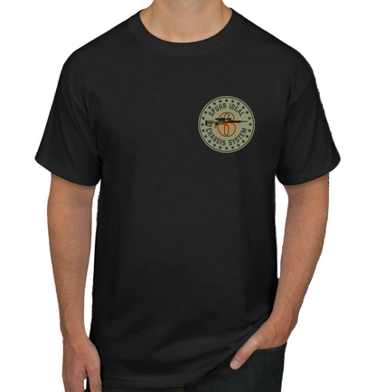 T-Shirt, SICS™, Black/Color, Male, Medium