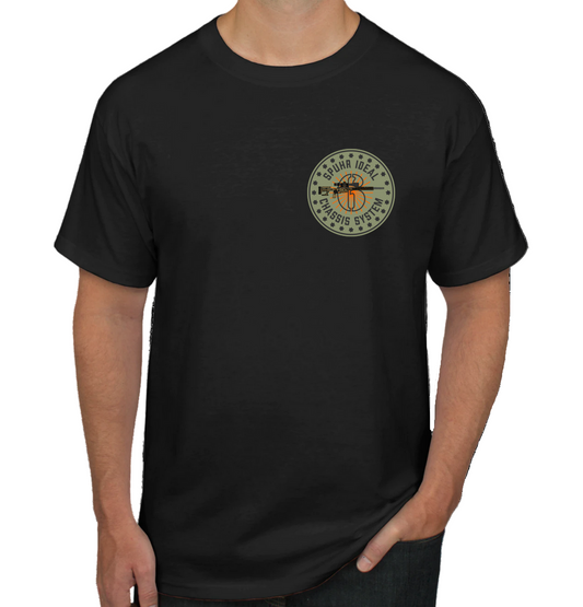 T-Shirt, SICS™, Black/Color, Male, Large